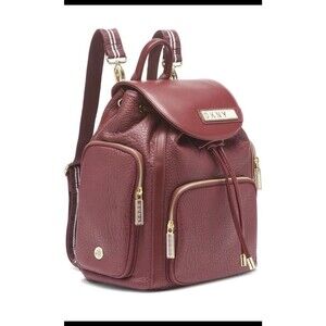 DKNY Rapture Faux Leather Backpack in Wine